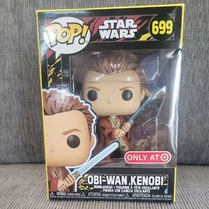 Funko Star Wars Obi-Wan Kenobi Figure with Blue Lightsaber, # 699, Only At Targe